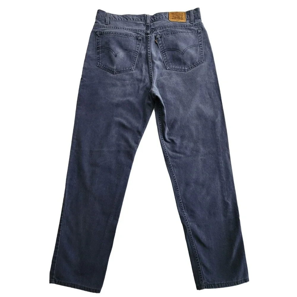 Vintage Levi's 540 Jeans Men's 38x32 (Fits 37x31) Gray‎ Denim Relaxed USA Y2K